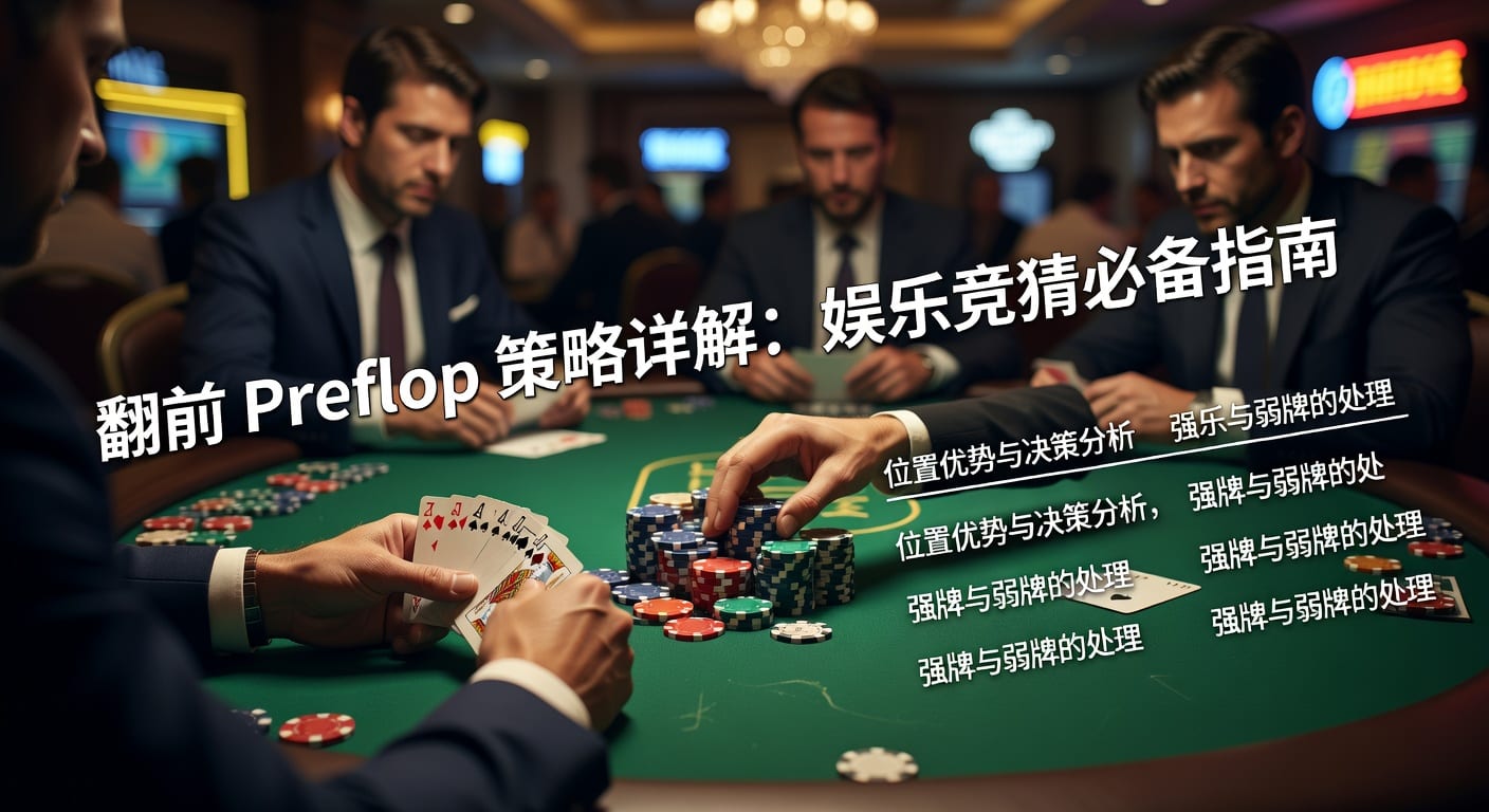 翻前 Preflop 策略详解2026最新
