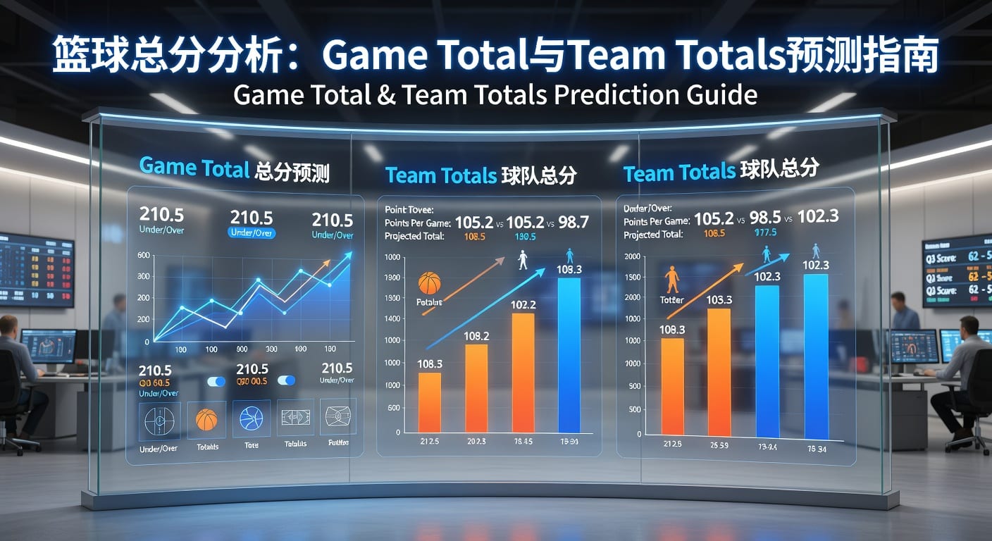 篮球总分投注：Game Total Team Totals分析与策略
